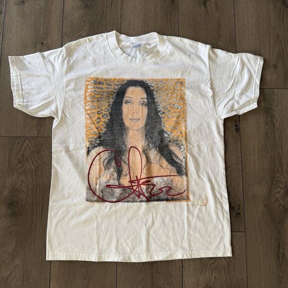 Vintage Rare 2000 Cher Do You Believe Tour Shirt Tee Size Large - Picture 1 of 14